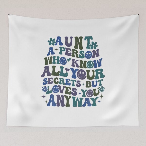 Item preview, Aunt knows your secrets but she still loves you, Crazy Aunt, Funny Aunt Gift, Best Aunt, Family Humor , Aunt Gift Idea,  designed and sold by adarth.