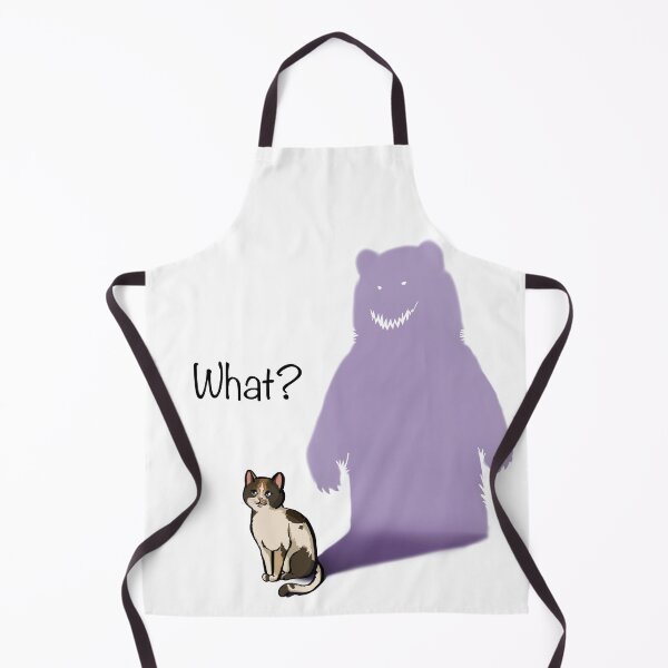 Item preview, What? I didn't do anything cat with scary bear shadow designed and sold by Azasart.