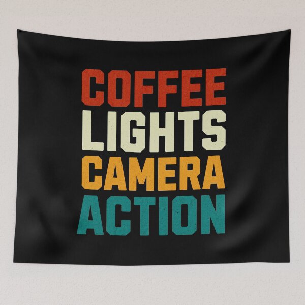 Item preview, Filmmaking Funny Coffee Lights Camera Action Filmmaker Gift For Cinematographer Camera Lover designed and sold by HosvPrint .s.
