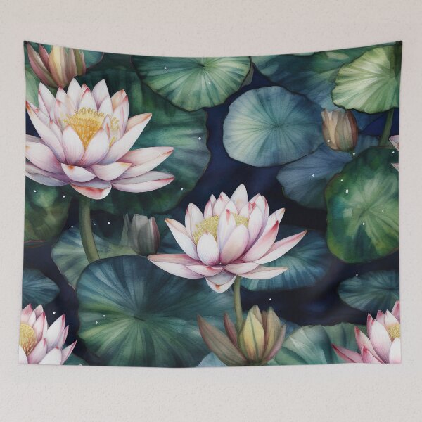 Item preview, water lily designed and sold by elegantpaterns.