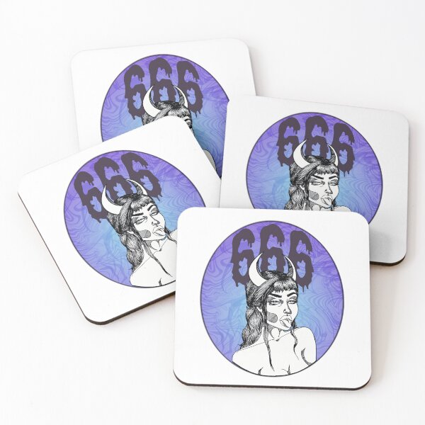 Item preview, 666 Demon Girl designed and sold by BaileyLarkinArt.