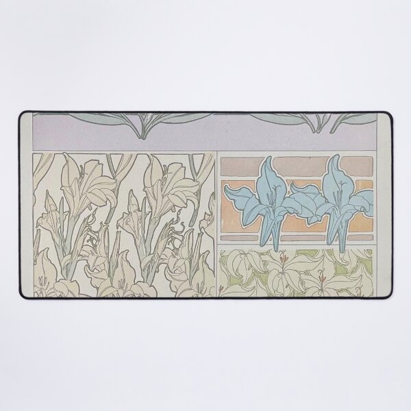 Item preview, Lily Design. 36, from Documents Décoratifs, by Alphonse Mucha. HIGH DEFINITION designed and sold by MINDTHECHERRY.