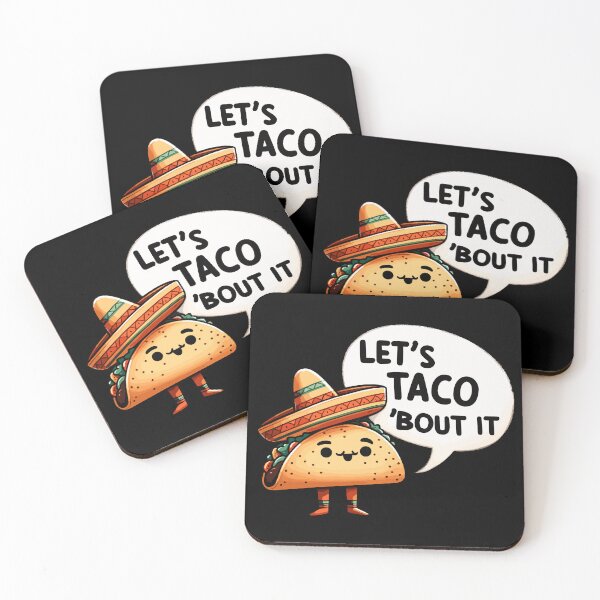 Item preview, Let's Taco about it designed and sold by DoodleDashShop.