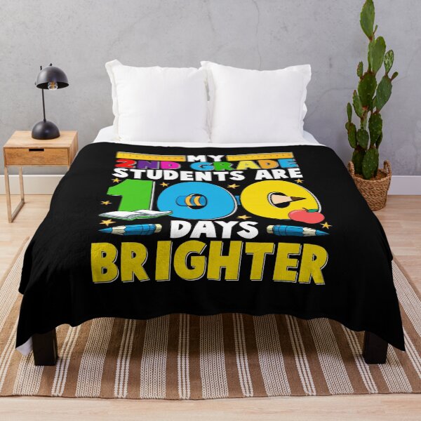 Item preview, My 2ND Grade Students Are 100 Days Brighter - 100 Days Of School designed and sold by Smix Pixels.