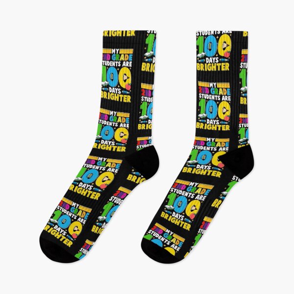 Item preview, My 2ND Grade Students Are 100 Days Brighter  - 100 Days Of School designed and sold by Smix Pixels.