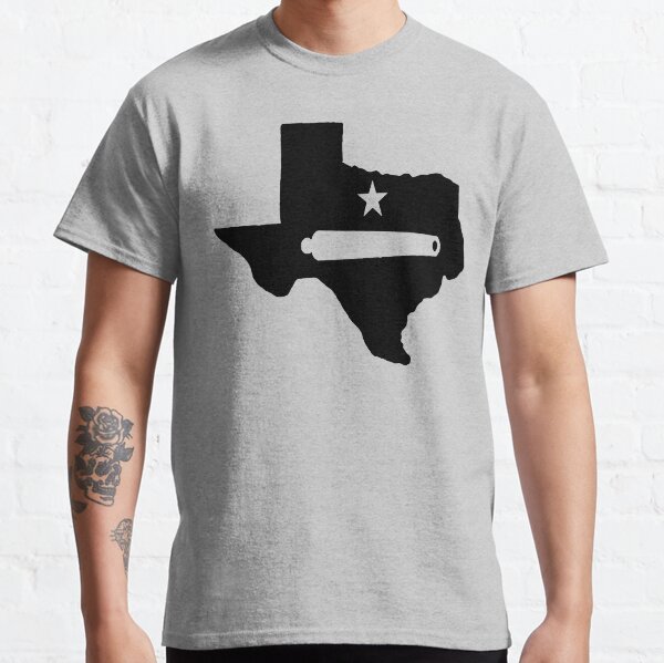 Texas Venez et prenez-le chemise noire T-shirt classique