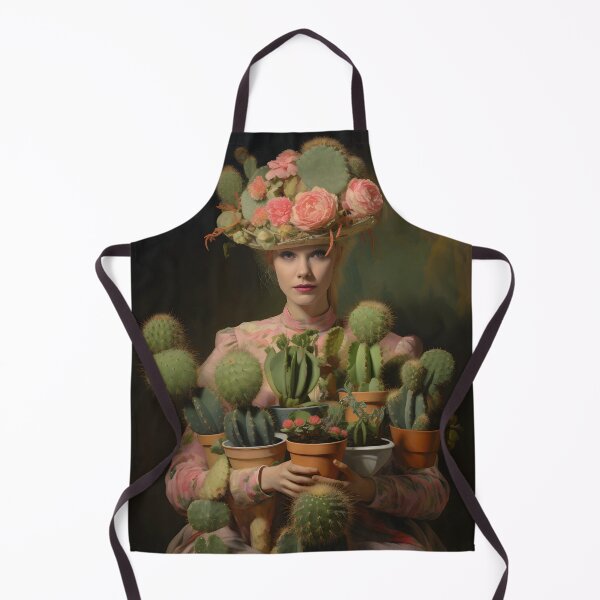 Item preview, Cactus lover, traditional portraiture meets a whimsical twist  designed and sold by Plant-shop.