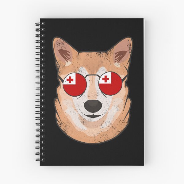 Item preview, Vintage Patriotic Shiba Inu Tongan Flag designed and sold by feether-store.