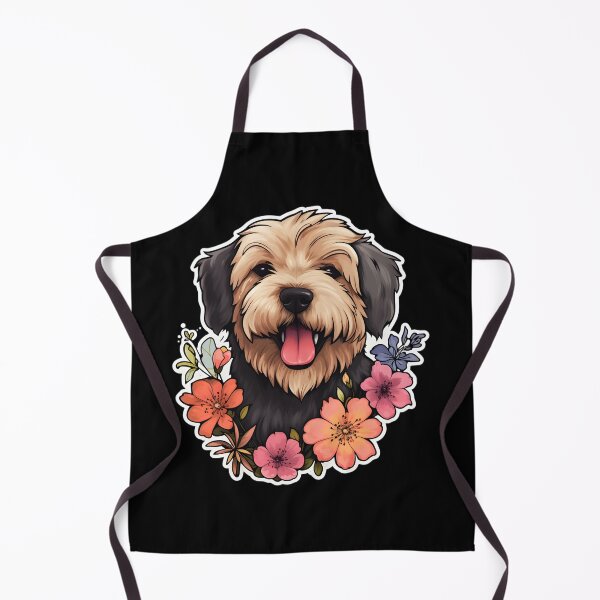 Item preview, Soft-coated Wheaten Terrier in Flowers designed and sold by CUTEDOGGIEZ.