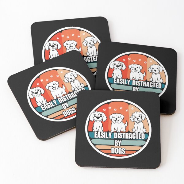 Item preview, Easily Distracted By dogs designed and sold by Thespacerocket.