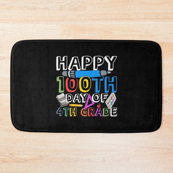 Item preview, Happy 100 Th Day Of 4Th Grade - 100 Days Of School designed and sold by Smix Pixels.