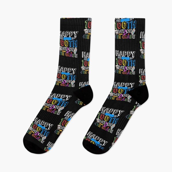 Item preview, Happy 100 Th Day Of 4Th Grade - 100 Days Of School designed and sold by Smix Pixels.