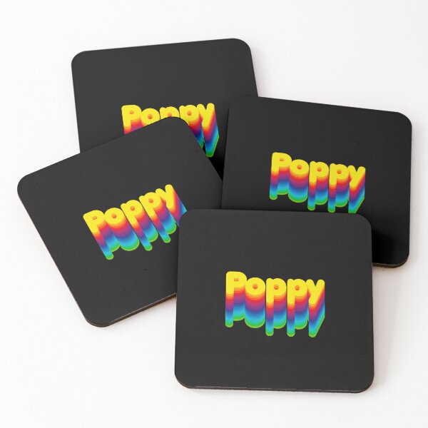 Item preview, Rainbow Layers Poppy Name Label (Black) designed and sold by NafilNafiz.