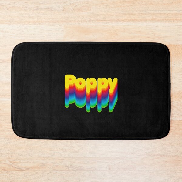 Item preview, Rainbow Layers Poppy Name Label (Black) designed and sold by NafilNafiz.