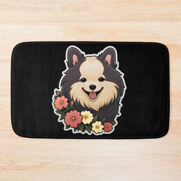 Item preview, Spitz in Flowers designed and sold by CUTEDOGGIEZ.