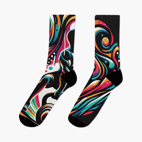 Item preview, Vibrant Vitality: Strength Encircled in Psychedelic Swirls designed and sold by ArtComixHaven.