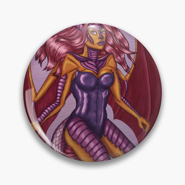 Item preview, Queen of Flames: Striking Dragon Woman Design for Your Products designed and sold by Eleanarte.