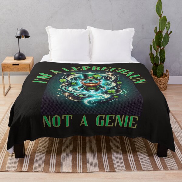 Item preview, I'm A Leprechaun Not A Genie designed and sold by elynne9.