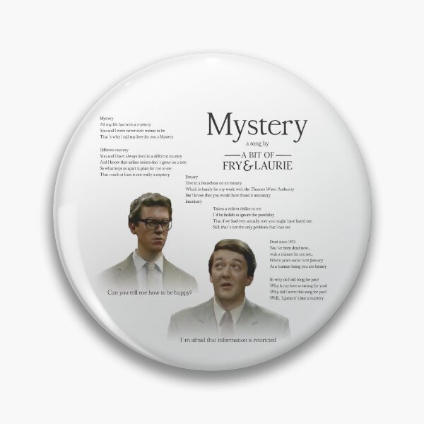 Item preview, 'Mystery' by a bit of Fry and Laurie designed and sold by calebish.
