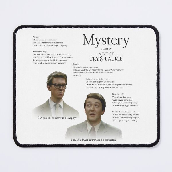 Item preview, 'Mystery' by a bit of Fry and Laurie designed and sold by calebish.