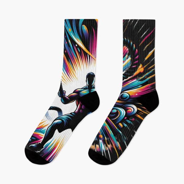 Item preview, Energetic Echoes: A Symphony of Cosmic Strength designed and sold by ArtComixHaven.