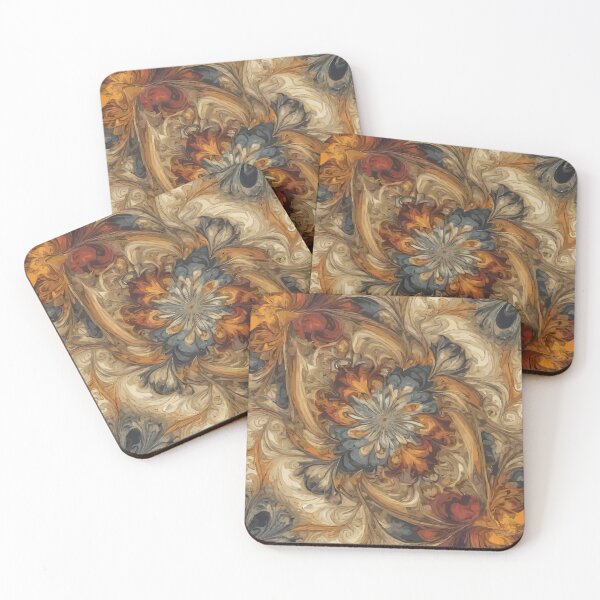 Item preview, Fractal Harmony Burst  A Vintage Symphony in Abstract Expressionism designed and sold by hmadan.