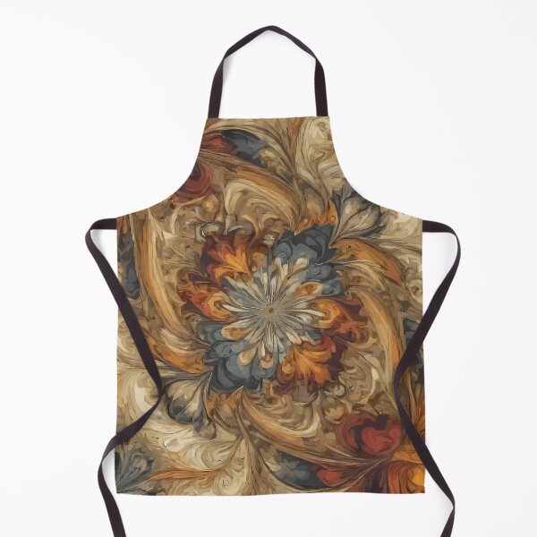 Item preview, Fractal Harmony Burst A Vintage Symphony in Abstract Expressionism designed and sold by hmadan.