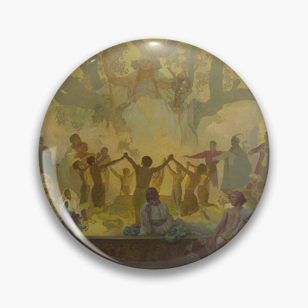 Item preview, The Slav Epic, cycle No.18. The Oath of Omladina Under the Slavic Linden Tree, by Alphonse Mucha. HIGH DEFINITION designed and sold by MINDTHECHERRY.