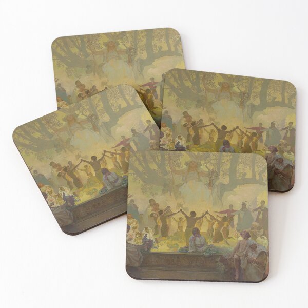 Item preview, The Slav Epic, cycle No.18. The Oath of Omladina Under the Slavic Linden Tree, by Alphonse Mucha. HIGH DEFINITION designed and sold by MINDTHECHERRY.