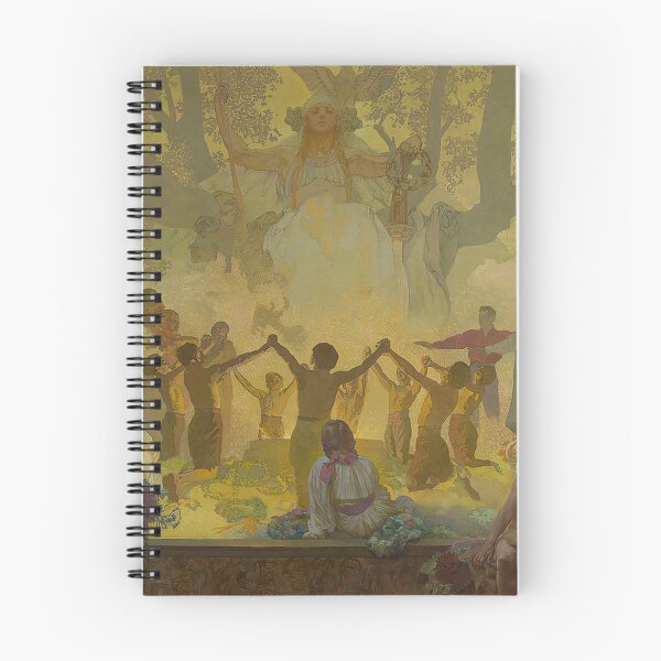 Item preview, The Slav Epic, cycle No.18. The Oath of Omladina Under the Slavic Linden Tree, by Alphonse Mucha. HIGH DEFINITION designed and sold by MINDTHECHERRY.