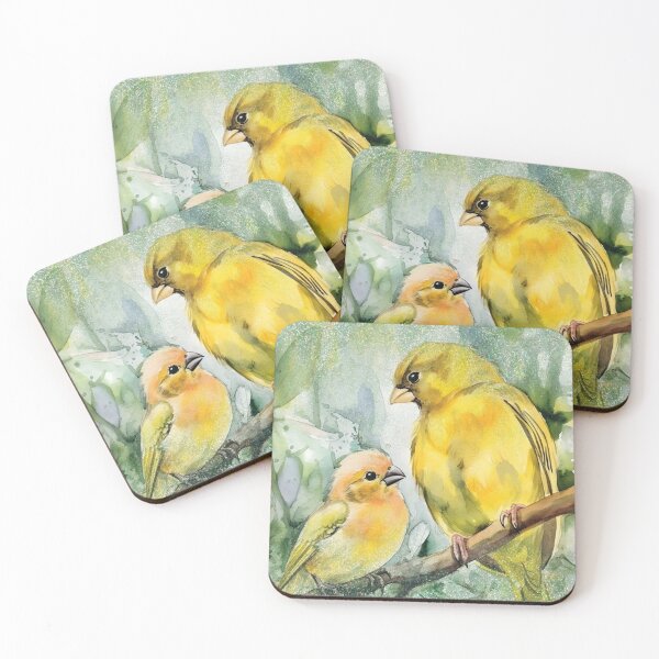 Item preview, Gift Dove Realistic Nature Trees Birds Canary designed and sold by TRENDDREAMER ⭐⭐⭐⭐⭐.