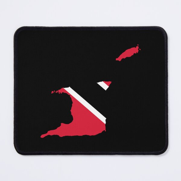 Item preview, Flag Map of Trinidad and Tobago designed and sold by feether-store.