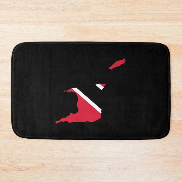 Item preview, Flag Map of Trinidad and Tobago designed and sold by feether-store.