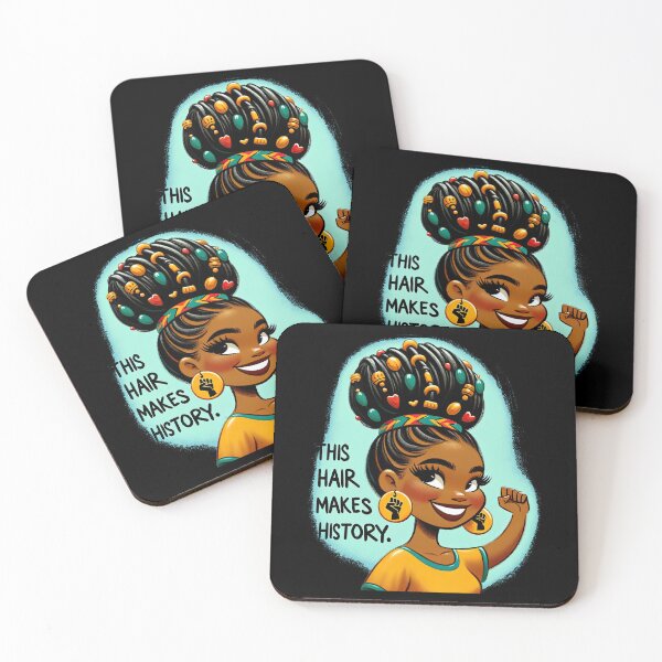 Item preview,  Black Women Cultural Beauty - Stylish Hair That Makes History Tee Black History T-Shirt designed and sold by MAPDDesigns.