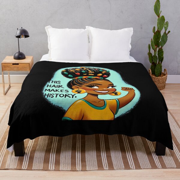 Item preview, Black Women Cultural Beauty - Stylish Hair That Makes History Tee Black History T-Shirt designed and sold by MAPDDesigns.