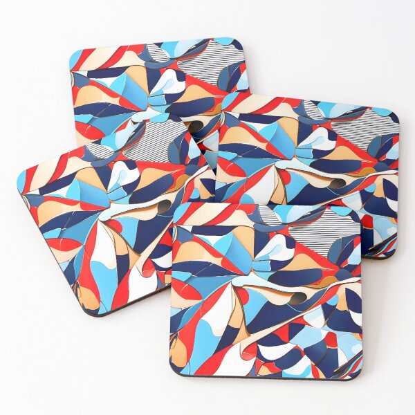 Item preview, A colorful pattern with stripes designed and sold by johndesign88.