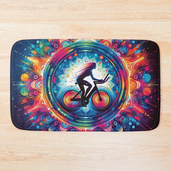 Item preview, Cosmic Cyclist: Pedaling Through Psychedelic Dimensions designed and sold by ArtComixHaven.
