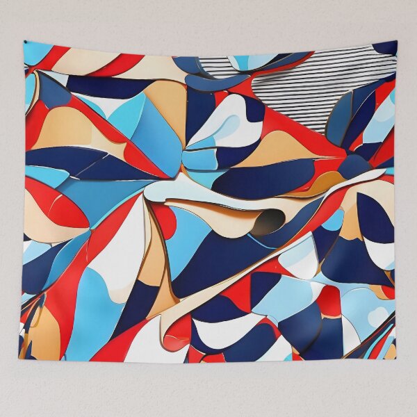 Item preview, A colorful pattern with stripes designed and sold by johndesign88.