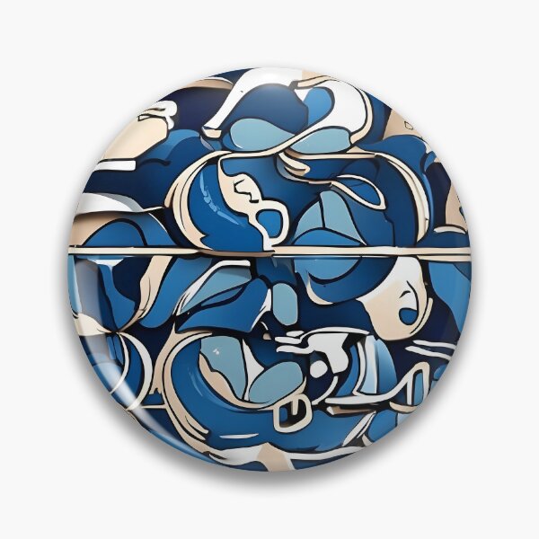Item preview, A blue and white pattern designed and sold by johndesign88.