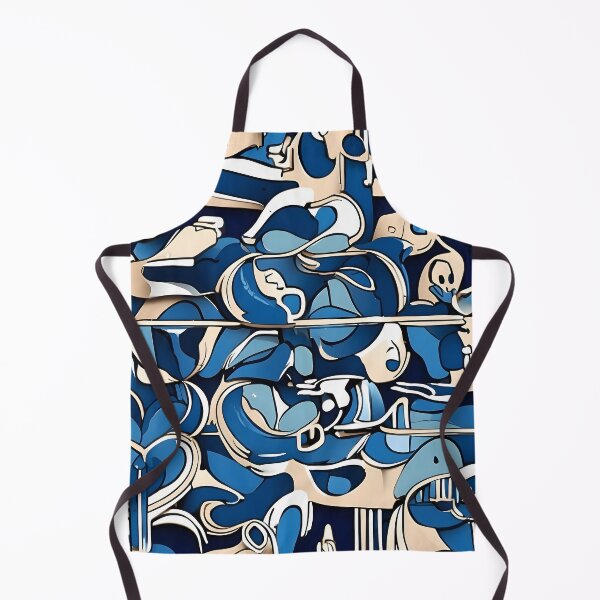 Item preview, A blue and white pattern designed and sold by johndesign88.