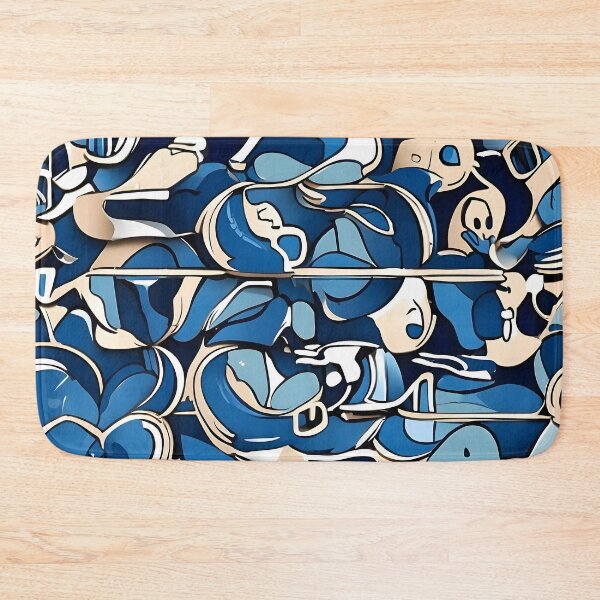 Item preview, A blue and white pattern designed and sold by johndesign88.