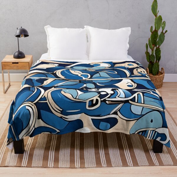 Item preview, A blue and white pattern designed and sold by johndesign88.