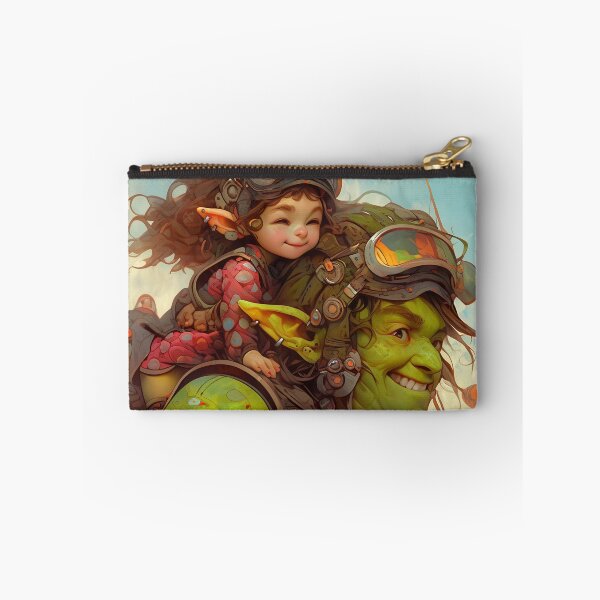 Item preview, Adventurous Whimsical Fantasy Steampunk Duo designed and sold by bubblegoth.