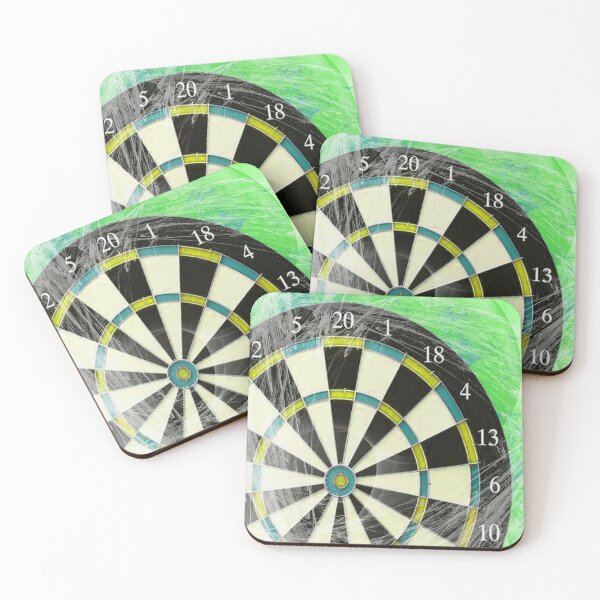 Item preview, Electric Green Dart Board designed and sold by Tiffany Bumgardner.