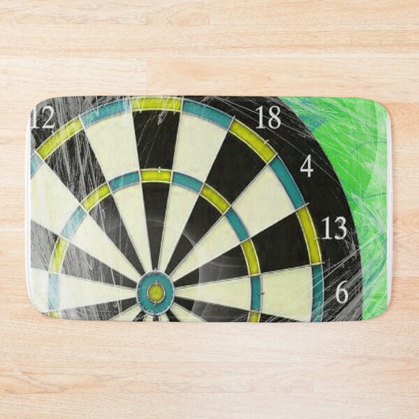Item preview, Electric Green Dart Board designed and sold by Tiffany Bumgardner.