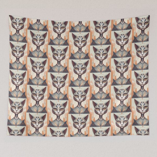 Item preview, Art Deco Cat designed and sold by JoyPhotoArt.