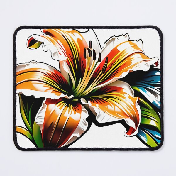 Item preview, Colorful Painted Lily Flower designed and sold by DisneyKrayzie.