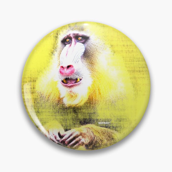 Item preview, Primate Face on Grunge Background by dePace' designed and sold by mrpropcake.