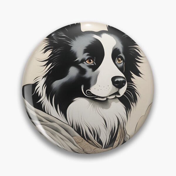 Item preview, Border Collie Samurai Art designed and sold by TheJollyJoCo.
