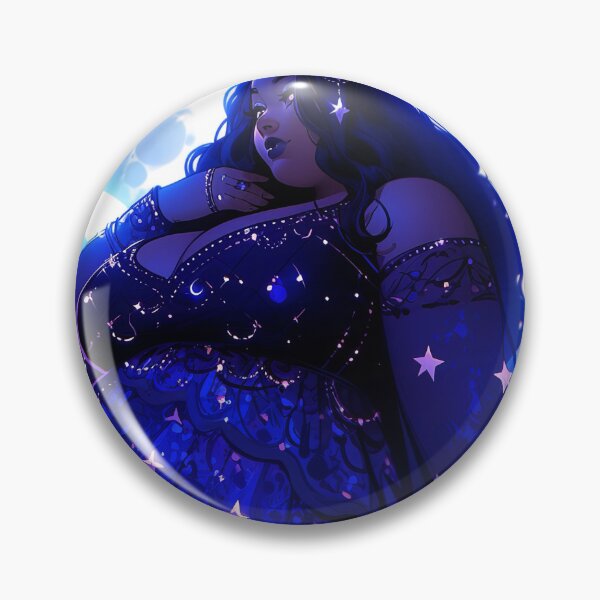 Item preview, Midnight Elegance Celestial Beauty Anime Girl designed and sold by bubblegoth.